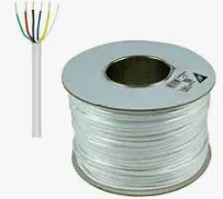 Security Alarm Cable 6-Core 100m White