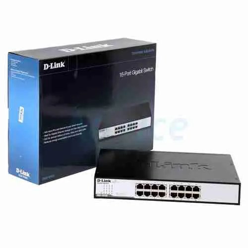 D-Link DES-1016D 16-Port Fast Ethernet Unmanaged Desktop Switch